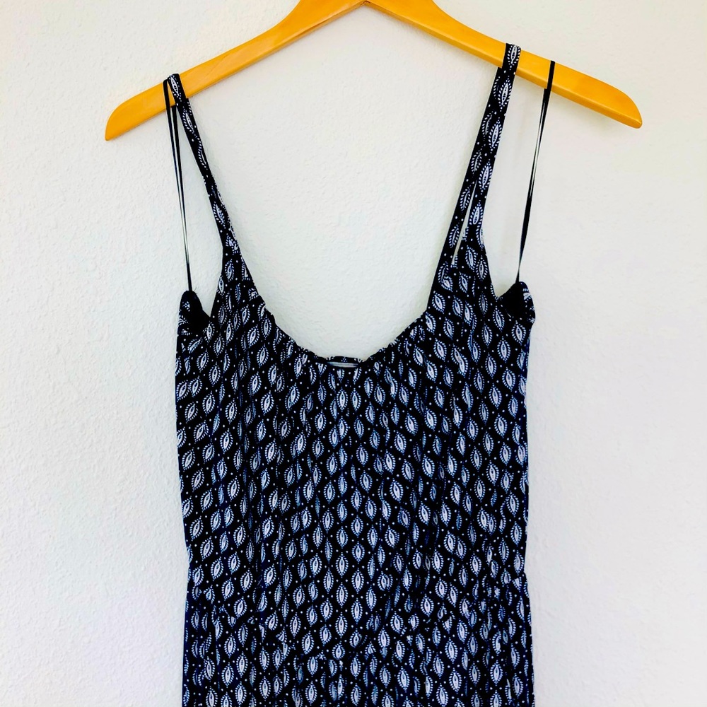 Navy Blue Super Soft Printed Jumpsuit